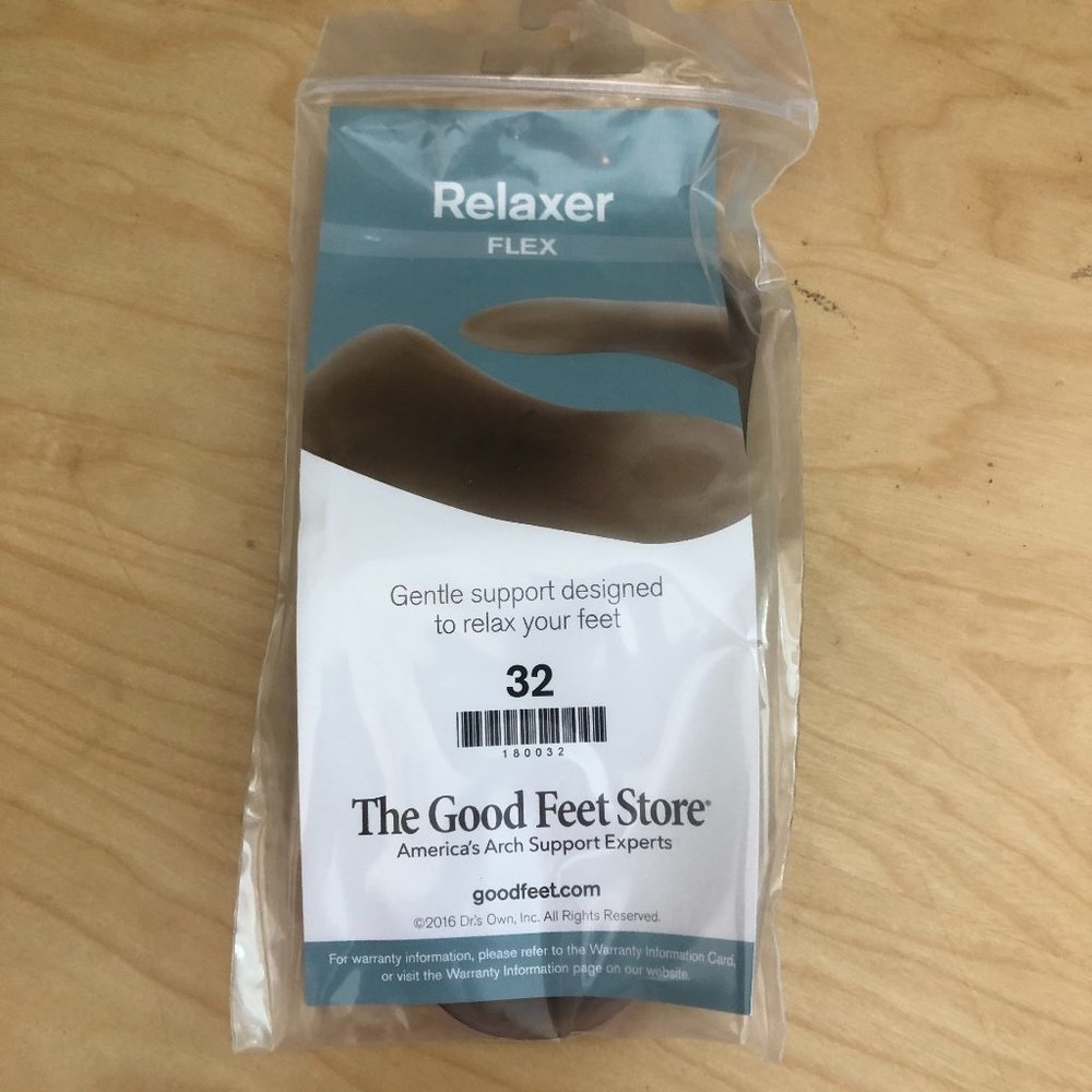 THE GOOD FEET STORE The Relaxer 32 Shoe Insert - NWT's